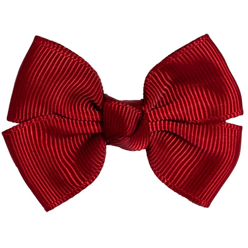 Hårspenner firer sløyfe scarlet red