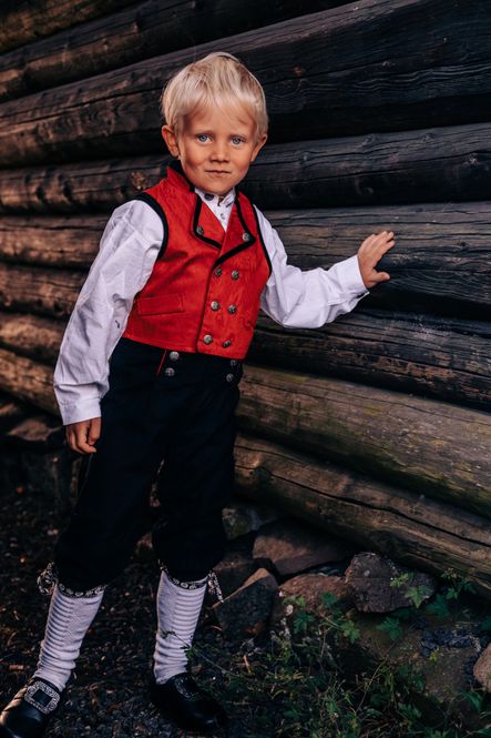 Hovedbilde Salto festdrakt til baby gutt ...