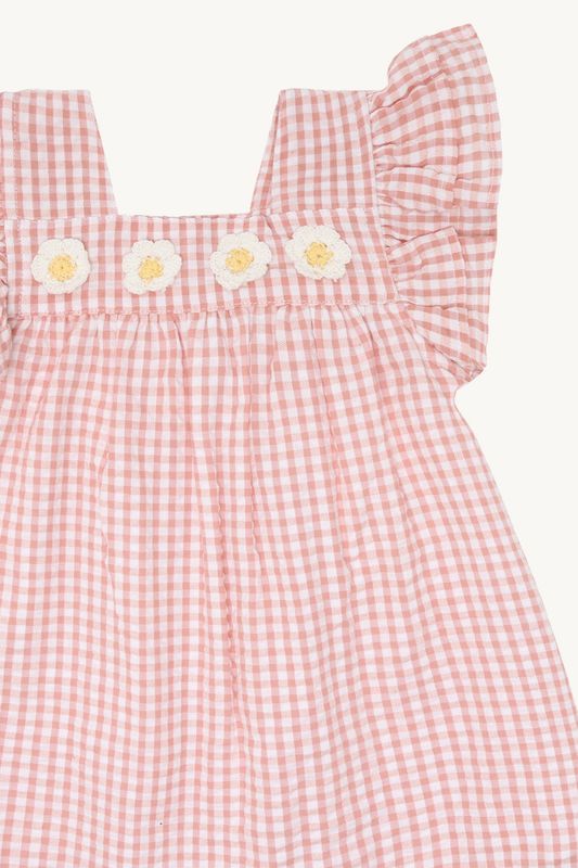 Hust & Claire Katinka kjole check shell