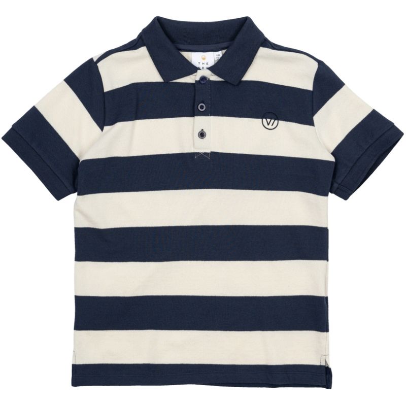 The New Neymar ss tee pique mood indigo striped