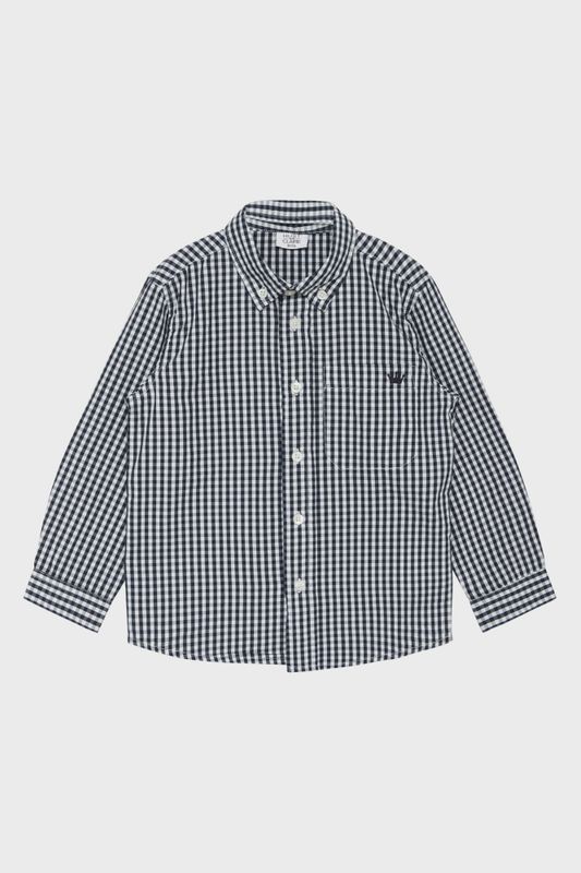 Hust  & Claire Rene skjort rutete navy