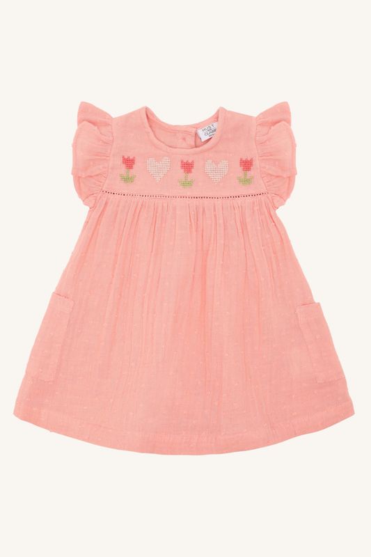 Hust & Claire Katinka dobby kjole shell