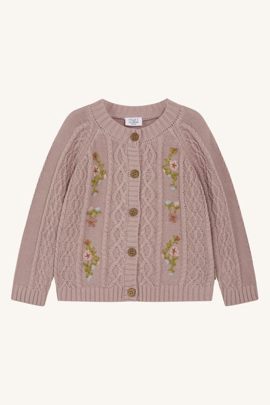 Hust & Claire Camilla cardigan dusty rose