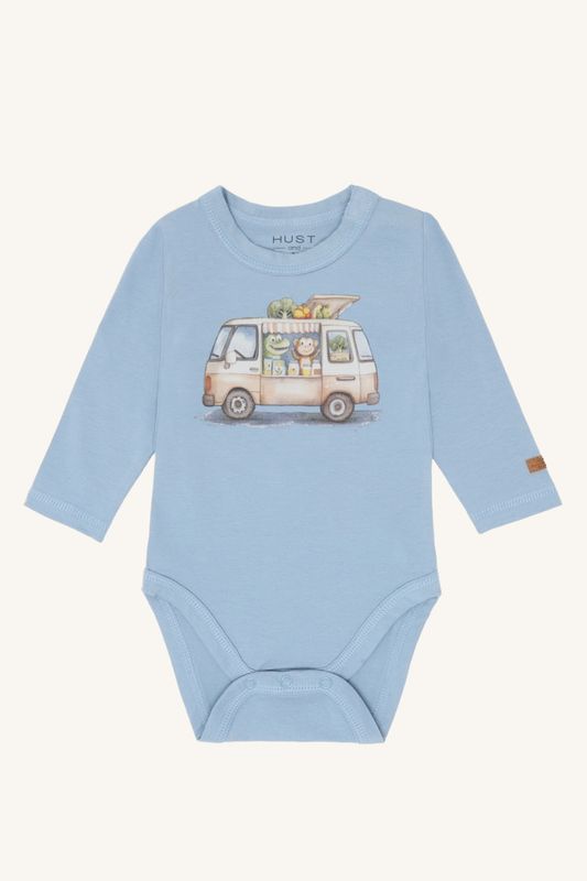 Hust & Claire Billy body vegie truck light blue
