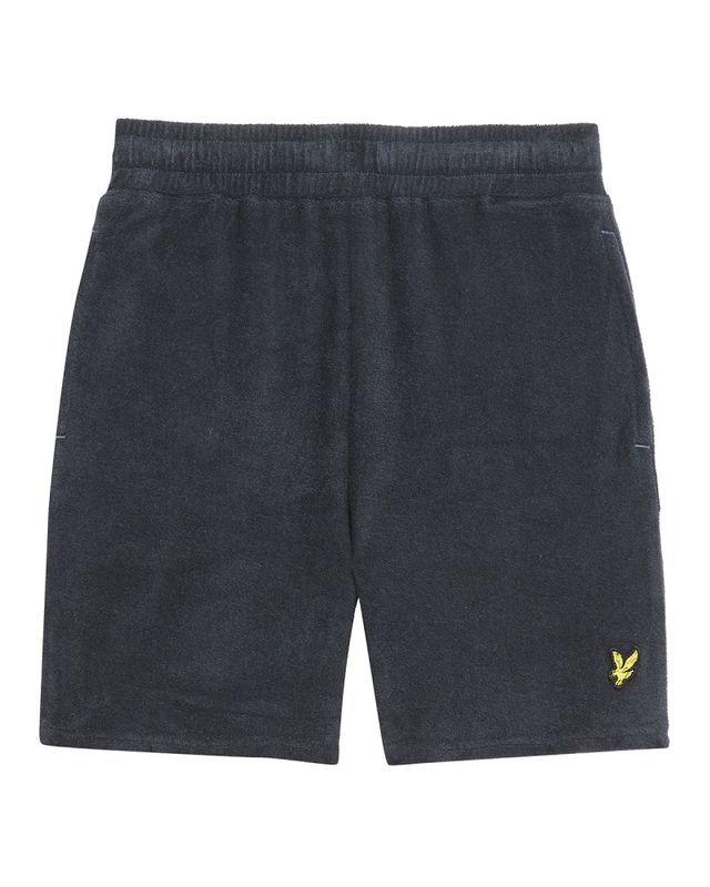 Lyle & Scott towelling shorts dark navy