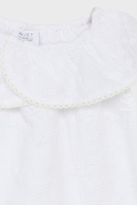 Hust & Claire Magnolia romper white 
