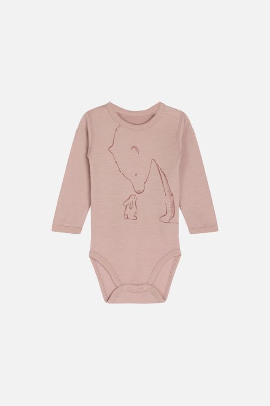 Hust & Claire Baloo ullbody isbjørn shade rose