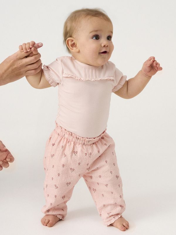 Minymo pants peach blush