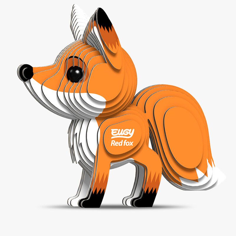 Eugy 3D byggesett red fox