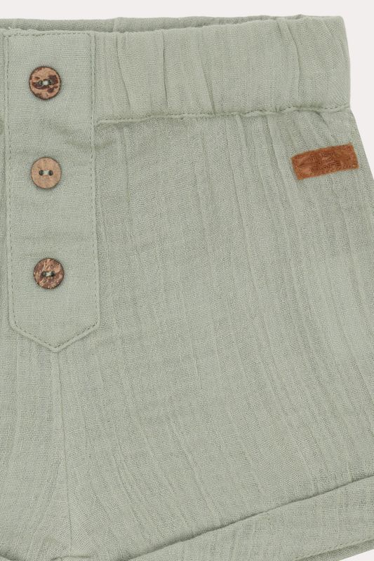 Hust & Claire Herluf muslin shorts iceberg