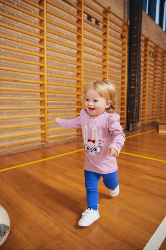 Freds World genser hello bunny pink haze