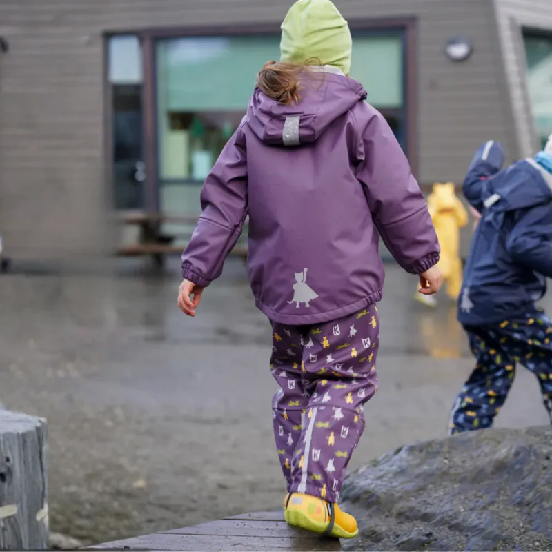Kattnakken Plask regnsett viola